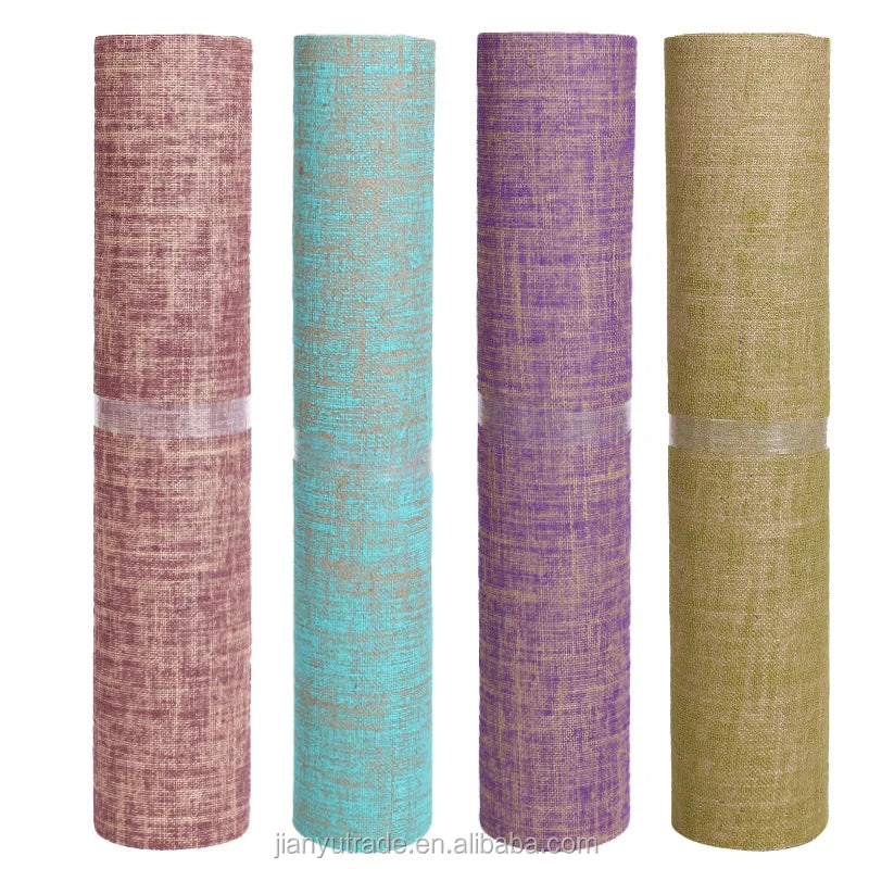Non-Slip Jute Yoga Mat- Natural and Eco-Friendly Mat Made from Linen  Material, Ideal for Sports and Yoga Practice(01), Mats -  Canada